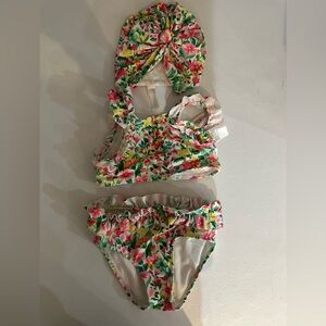 Cat and jack 2 piece bathing suit bikini kids size 3T